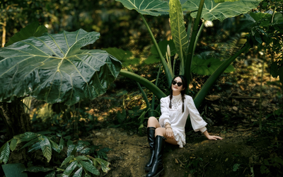 Du khách hóa “người tí hon” giữa rừng Cúc Phương