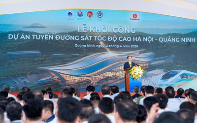 Vingroup khởi công dự án tuyến đường sắt tốc độ cao Hà Nội - Quảng Ninh