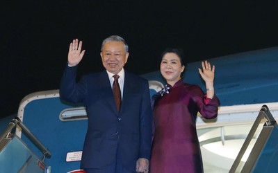 Tổng Bí thư, Chủ tịch nước Tô Lâm và Phu nhân lên đường thăm Trung Quốc