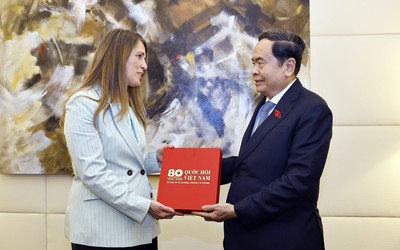 Chủ tịch Quốc hội Trần Thanh Mẫn tiếp Chủ tịch Nhóm Nghị sỹ hữu nghị Italy-Việt Nam