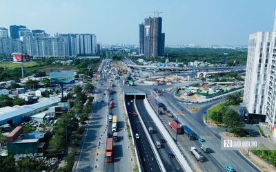 Diện mạo nút giao hơn 3.400 tỷ đồng ở Tp.HCM trước ngày về đích