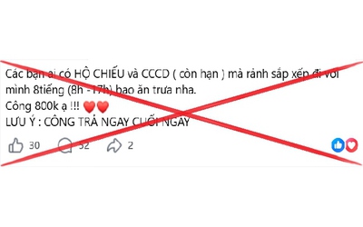 Cảnh báo thủ đoạn thuê người gom ngoại tệ bán "chợ đen", trả công tiền triệu mỗi ngày