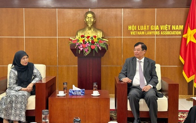 Phó Chủ tịch Hội Luật gia Việt Nam tiếp Chủ tịch Hiệp hội Luật Đông Nam Á
