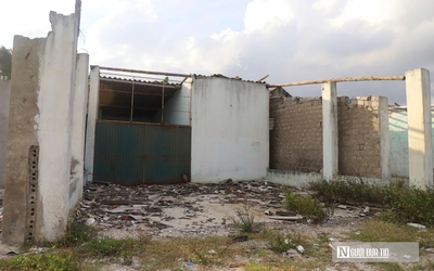 Giải toả hàng loạt ki ốt ở “phố đèn đỏ” Hòn Câu