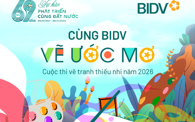 Cuộc thi tranh thiếu nhi “Cùng BIDV vẽ ước mơ”