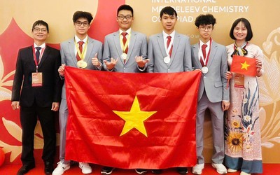 Lập thành tích ấn tượng tại Olympic Hoá học “khó nhất hành tinh”, Việt Nam giành 4 huy chương