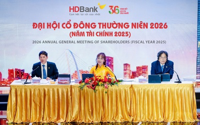 ĐHĐCĐ HDBank: Áp sát mục tiêu tổng tài sản 1,2 triệu tỷ đồng, kế hoạch lợi nhuận tăng 41% trong 2026