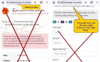 Nhận được tin nhắn "phạt nguội" này, người dân cảnh giác kẻo mất tiền