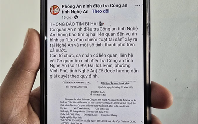 Công an Nghệ An tìm bị hại liên quan vụ thiếu niên 17 tuổi giăng bẫy lừa vé máy bay giá rẻ