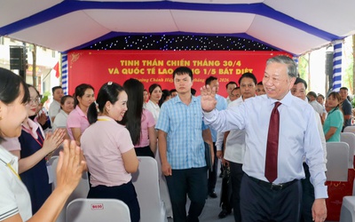 Toàn văn bài nói chuyện của Tổng Bí thư, Chủ tịch nước Tô Lâm với công nhân, người lao động Tp.HCM