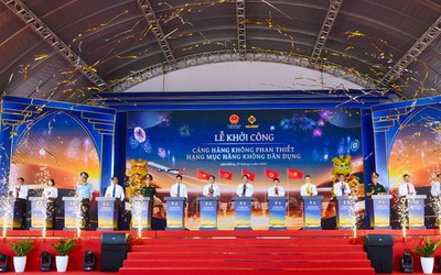 Sun Group khởi công Cảng hàng không dân dụng Phan Thiết hơn 3.900 tỷ đồng