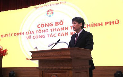 Thanh tra Chính phủ công bố các quyết định về công tác cán bộ