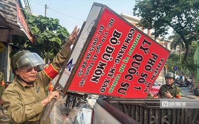 Công an Hà Nội kiên quyết lập lại trật tự đô thị