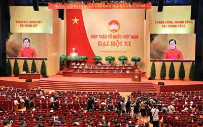 Khai mạc phiên làm việc đầu tiên Đại hội MTTQ Việt Nam lần thứ XI