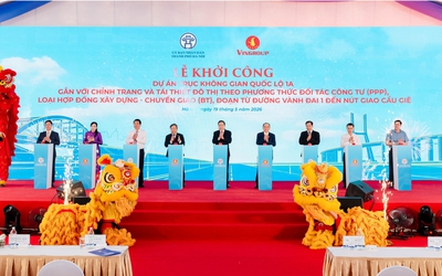 Vingroup khởi công dự án nâng cấp Quốc lộ 1A đoạn qua Hà Nội lên 90m, 16 làn xe
