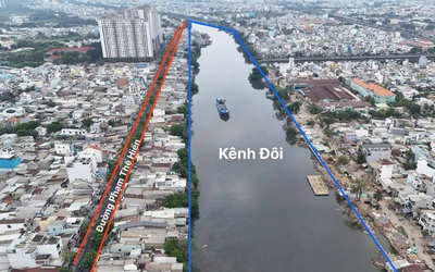 Tp.HCM chuẩn bị di dời gần 5.800 hộ dân ven kênh Đôi, mở rộng đường Phạm Thế Hiển lên 30m