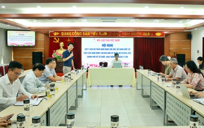 Hội Luật gia Việt Nam góp ý sửa đổi Nghị định 126 về tổ chức, hoạt động của Hội