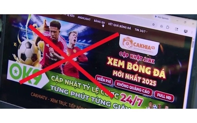 Khởi tố 23 đối tượng điều hành các trang web phát lậu bóng đá, quảng cáo cá độ