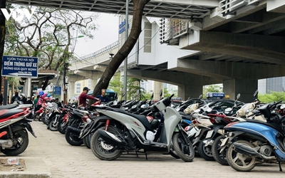 Từ 1/7, Hà Nội thu phí điện tử không dừng tại toàn bộ bãi đỗ xe 