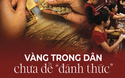 Vàng trong dân chưa dễ “đánh thức”