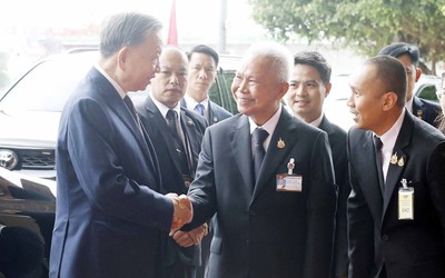 Tổng Bí thư, Chủ tịch nước Tô Lâm hội kiến Chủ tịch Quốc hội Thái Lan 