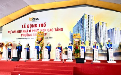 Tập đoàn Bcons và Tập đoàn Lê Phong khởi công xây dựng hàng nghìn căn hộ
