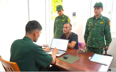 Đồn Biên phòng cửa khẩu Mỹ Quý Tây bắt giữ đối tượng có quyết định truy tìm