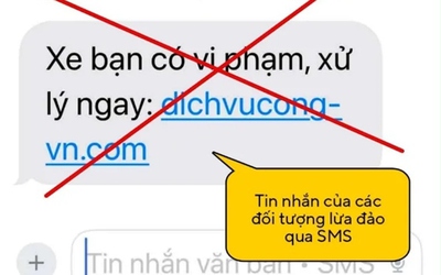 Cảnh báo thủ đoạn lừa đảo "phạt nguội" qua trang web giả mạo dịch vụ công