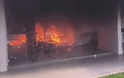 Linh cữu cụ ông 90 tuổi vừa đưa đi hỏa táng, khu tang lễ bất ngờ bốc cháy