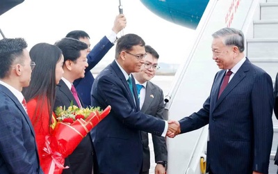 Tổng Bí thư, Chủ tịch nước Tô Lâm bắt đầu chuyến thăm Ấn Độ