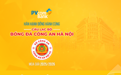 PVcomBank đồng hành cùng CLB Công an Hà Nội phát triển bóng đá Việt Nam