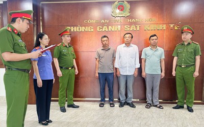 Bắt chủ tịch xã và 2 giám đốc doanh nghiệp ở Thanh Hóa