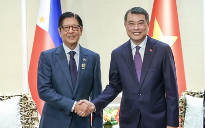 Thủ tướng Lê Minh Hưng hội kiến Tổng thống Philippines