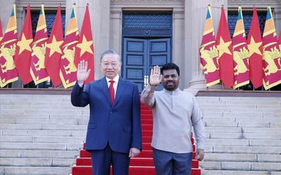 Sri Lanka bắn 21 loạt đại bác chào mừng Tổng Bí thư, Chủ tịch nước Tô Lâm