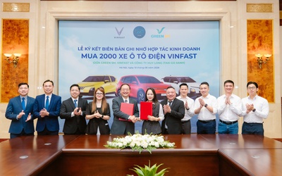 Công ty Huy Long hợp tác với Green SM đưa 2.000 ô tô điện VinFast vào kinh doanh dịch vụ vận tải