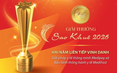 HDBank ghi dấu ấn tại Sao Khuê 2026 với bộ đôi giải pháp y tế số MediPay – MediFast