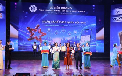 BIZ MBBank được vinh danh tại Lễ Biểu dương Thành tựu Tác động vì Việt Nam Số 2026