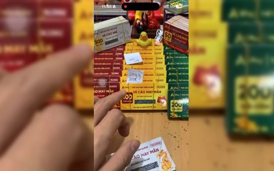 Cảnh giác thủ đoạn cào vé trúng thưởng trên mạng xã hội để lừa đảo