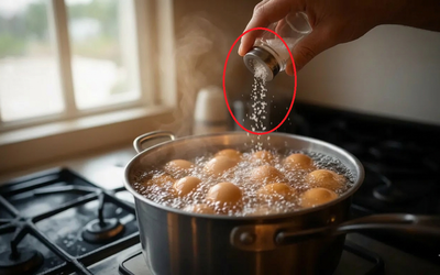 Chỉ 1 nhúm muối cũng đủ nâng tầm món trứng luộc quen thuộc