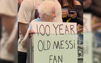Bí ẩn cụ bà 100 tuổi "đu" Messi tới World Cup