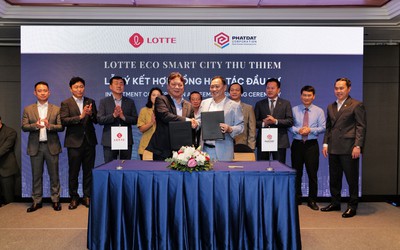 Lotte và Phát Đạt chính thức ký kết hợp tác đầu tư dự án Lotte Eco Smart City Thu Thiem