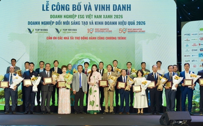 Vietnam Airlines 2 năm liên tiếp vào Top 10 Doanh nghiệp ESG Việt Nam Xanh