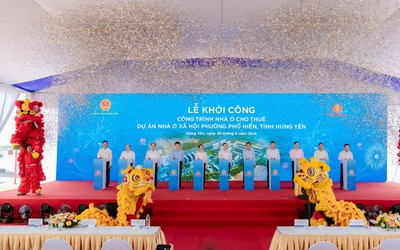 Vingroup khởi công công trình nhà ở cho thuê dự án nhà ở xã hội phường Phố Hiến, tỉnh Hưng Yên