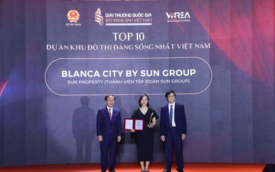 Sun Property “chiến thắng” 4 hạng mục quan trọng tại Giải thưởng Quốc gia Bất động sản Việt Nam 2026