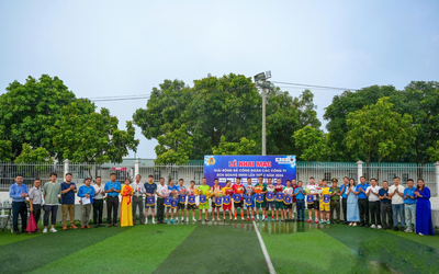 Khai mạc Giải bóng đá Khu công nghiệp Quang Minh lần thứ II năm 2026: Lan tỏa tinh thần thể thao, tăng cường gắn kết doanh nghiệp