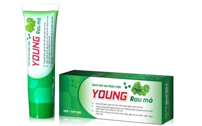 Thu hồi toàn quốc kem bôi da thảo mộc YOUNG RAU MÁ do vi phạm công thức
