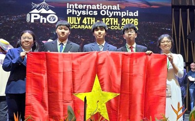 Việt Nam giành 4 Huy chương Vàng, 1 Huy chương Bạc Olympic Vật lý quốc tế năm 2026