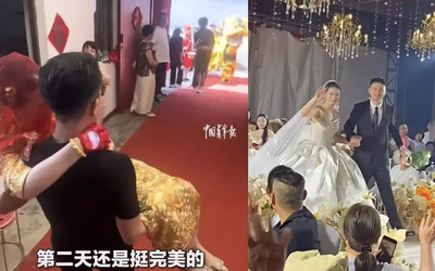 Cô dâu ngủ say quên luôn ngày cưới, chú rể không trách mà còn làm một điều bất ngờ