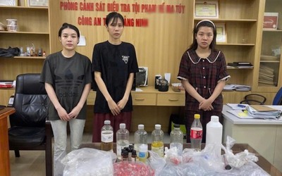 Triệt phá đường dây sản xuất "Pod chill" chứa ma túy, bắt 4 người phụ nữ