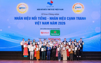 Nhà xuất bản Giáo dục Việt Nam được vinh danh trong "Top 20 Nhãn hiệu nổi tiếng Việt Nam" năm 2026